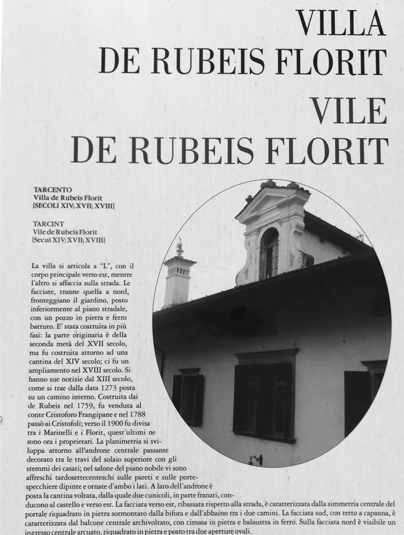 Villa De Rubeis Florit Tarcento Exteriér fotografie